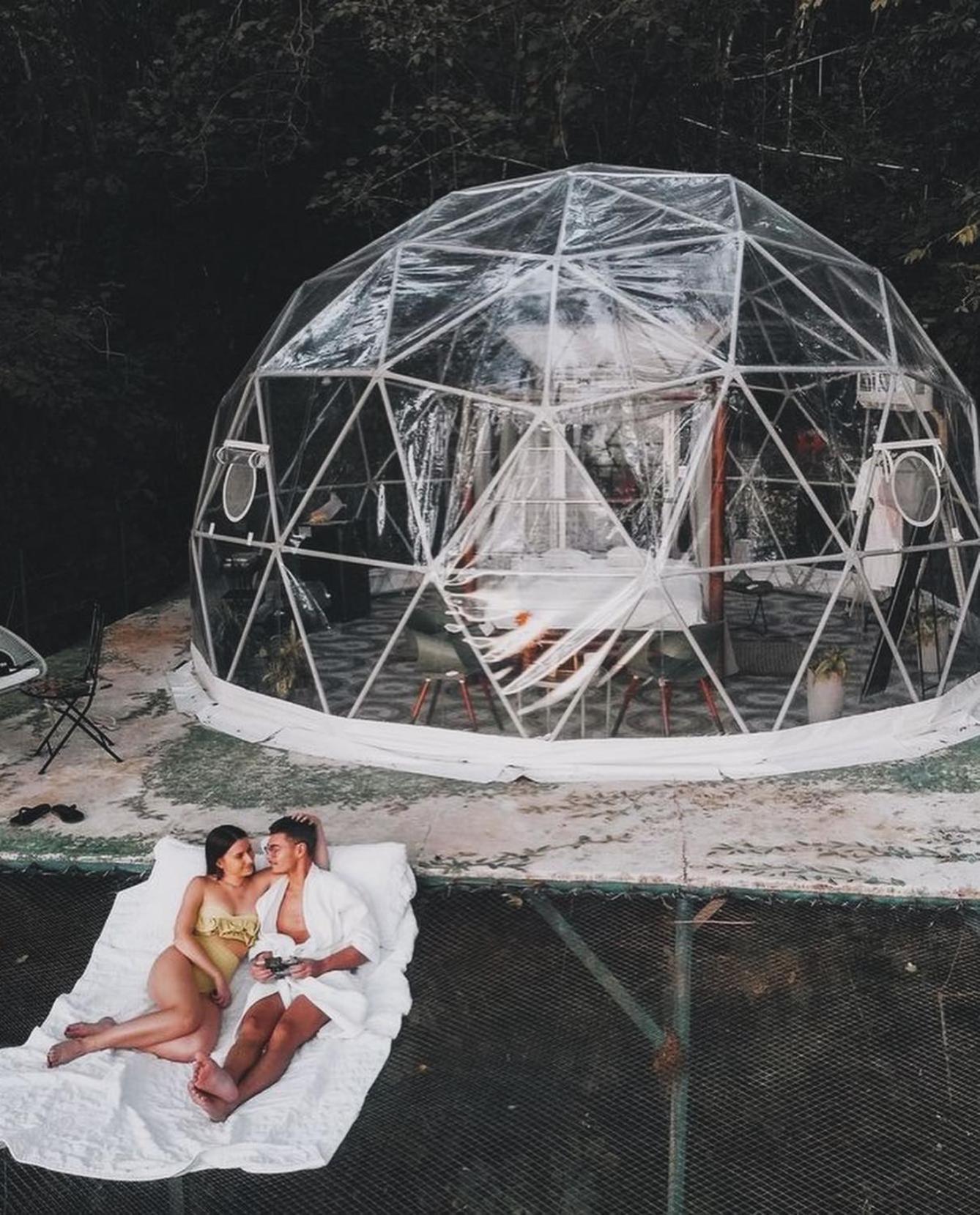 Domos Mirador Romantic Private Honeymoon Glamping Miramar Bagian luar foto