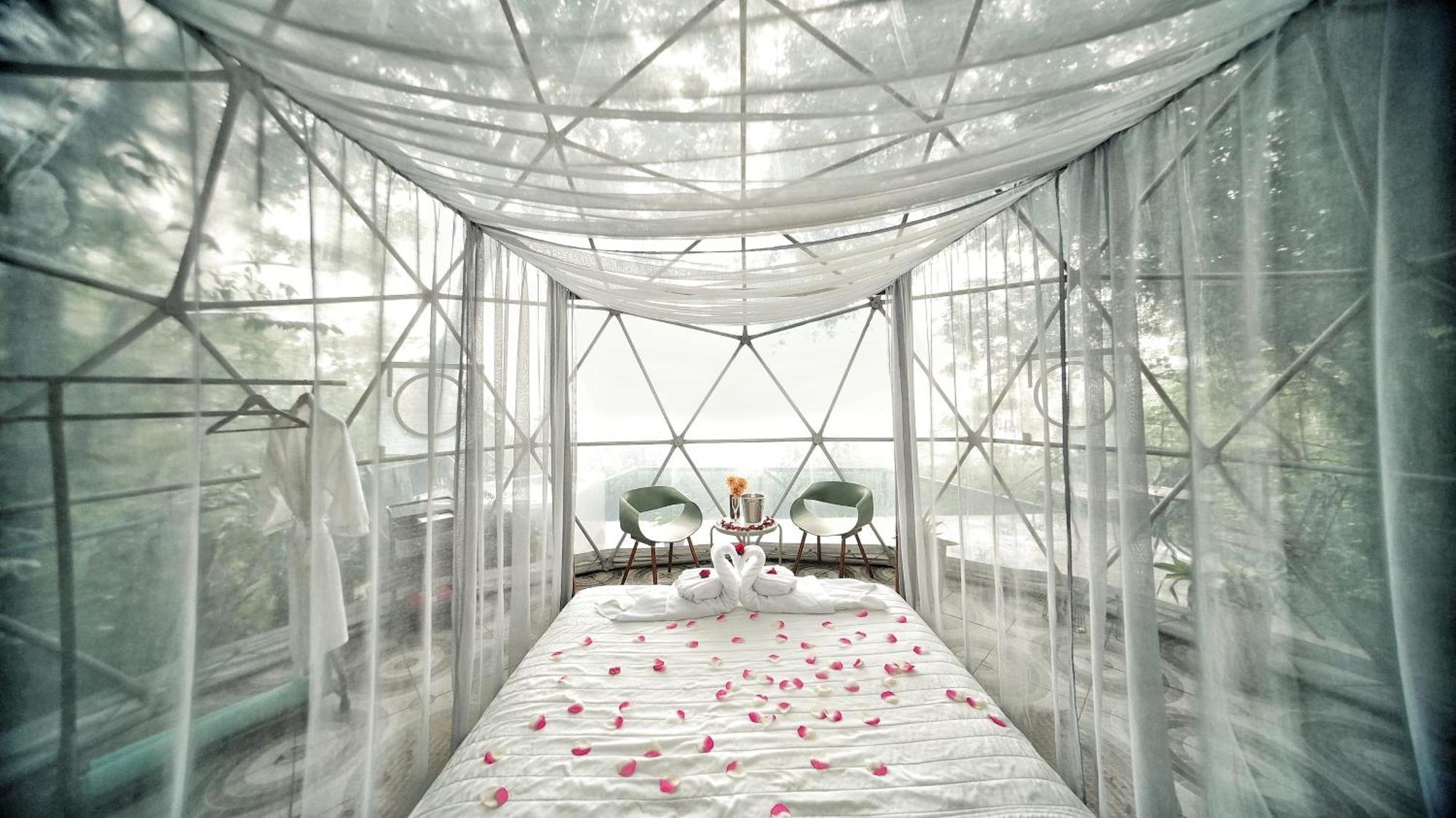 Domos Mirador Romantic Private Honeymoon Glamping Miramar Bagian luar foto